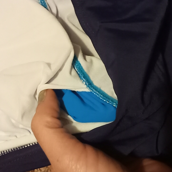 Blue Color Gradient Sweet Halter Swimdress - Picture 11 of 12